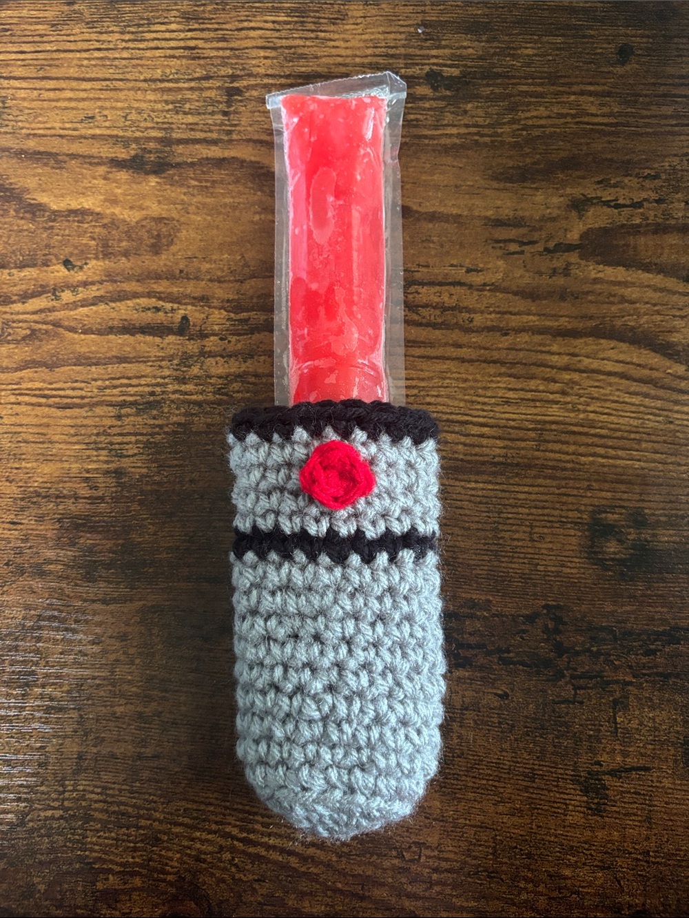 2 Crochet LightSaber Popsicle holder